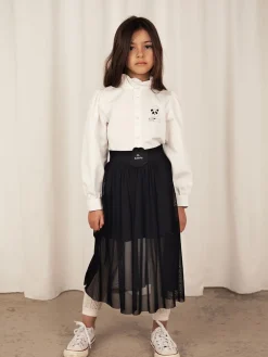 Bat Flower Tulle Skirt