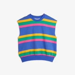 Blue Stripe Sweat Tank