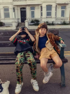 Camo Velour Trousers