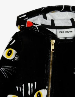 Cat Face Velour Onesie