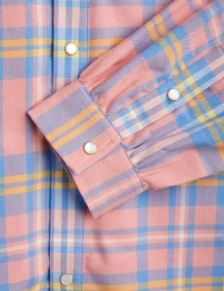 Check Adult Woven Flannel Blouse