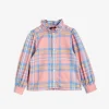 Check Woven Flannel Blouse