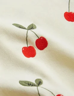 Cherry Embroidered Sweatshirt