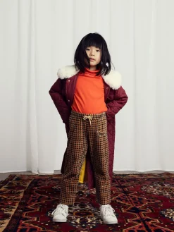 Dog Embroidered Velour Trousers