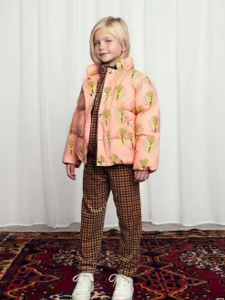 Dog Embroidered Velour Trousers