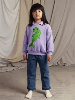 Dolphin Collar Sweatshirt