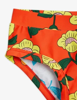 Flowers High Waisted Swim Pants