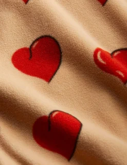 Hearts Fleece Onesie