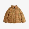 Houndstooth Puffer Jacket