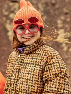 Houndstooth Puffer Jacket