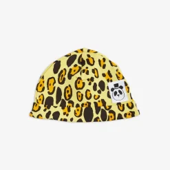 Leopard Baby Beanie Yellow