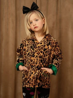 Leopard Velvet Blazer