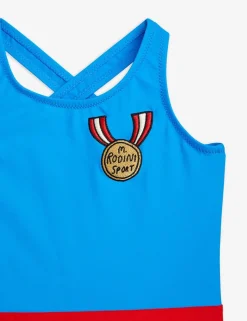 Medal Embroidered UV Swimsuit
