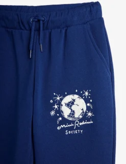 Mini Rodini Society Embroidered Sweatpants