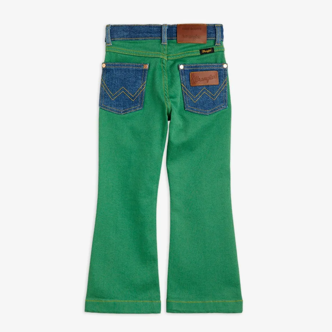 M.Rodini x Wrangler Flared Jeans Green