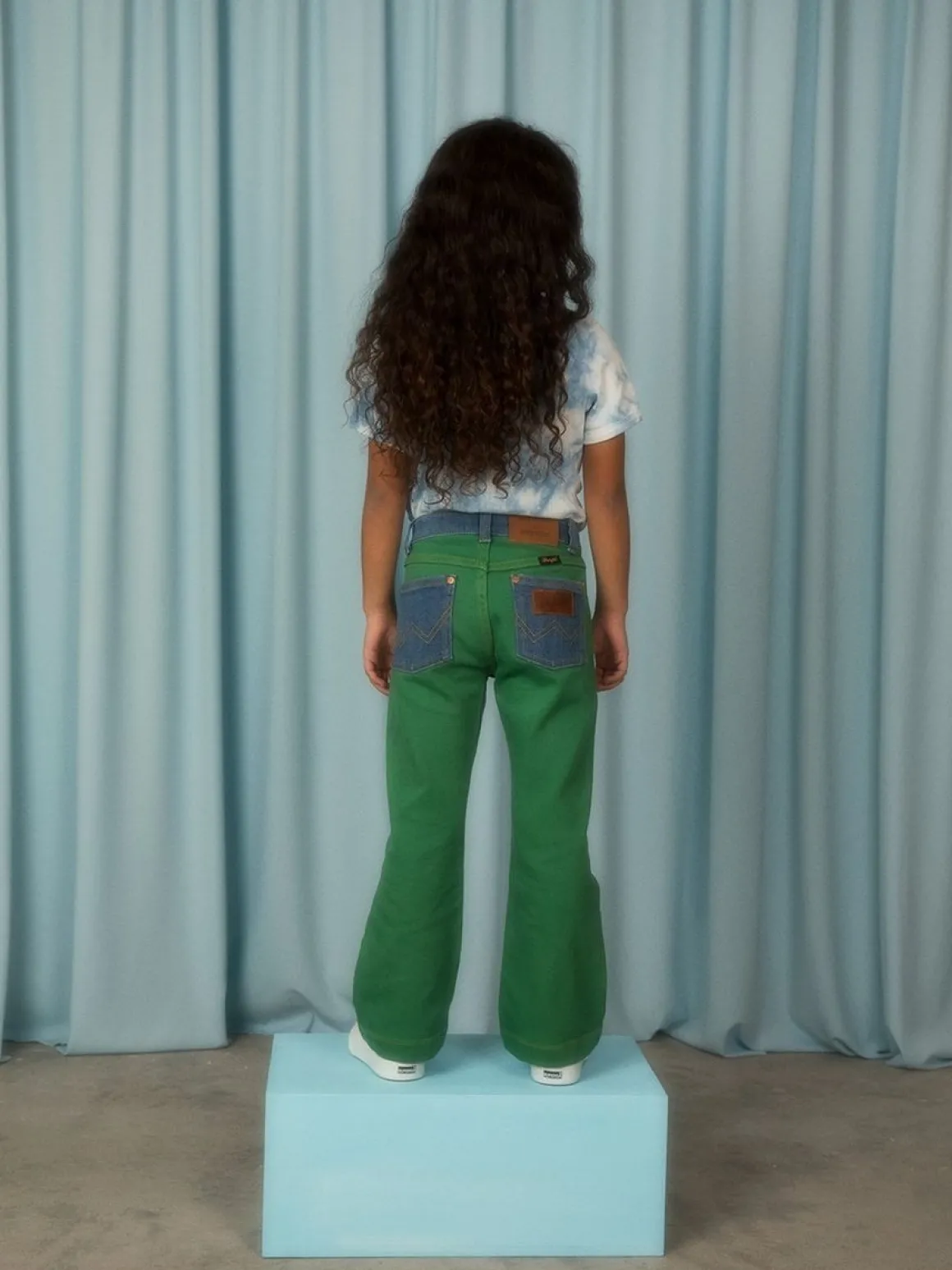 M.Rodini x Wrangler Flared Jeans Green