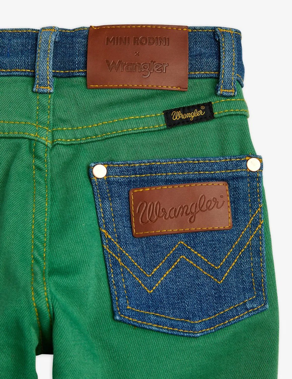 M.Rodini x Wrangler Flared Jeans Green
