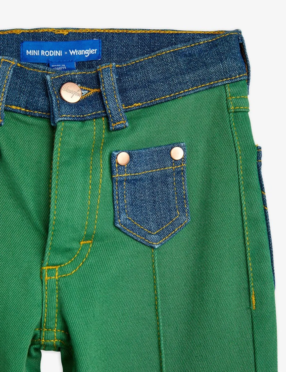 M.Rodini x Wrangler Flared Jeans Green