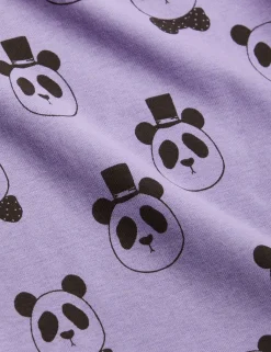 Panda Turtleneck Long Sleeve T-shirt