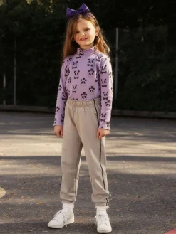 Panda Turtleneck Long Sleeve T-shirt
