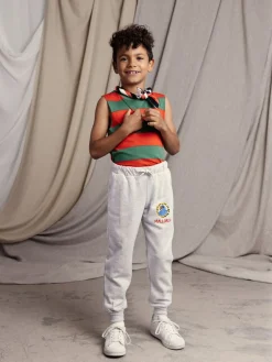 Parrot Embroidered Sweatpants