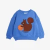 Squirrels Embroidered Sweatshirt