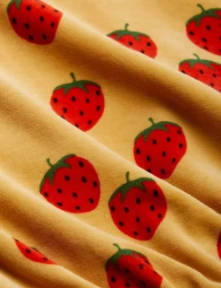 Strawberries Velour Trousers