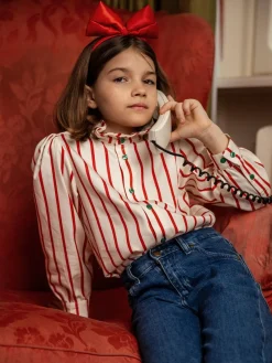 Stripe Twill Blouse