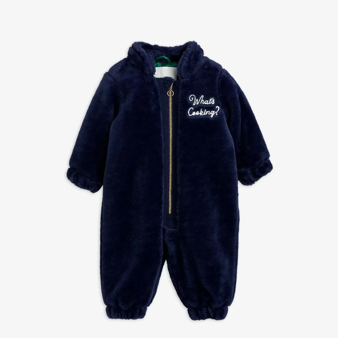 What's Cooking Faux Fur Baby Overall